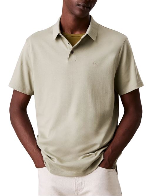 Polo verde in cotone Calvin Klein | LV04LB276GLRT